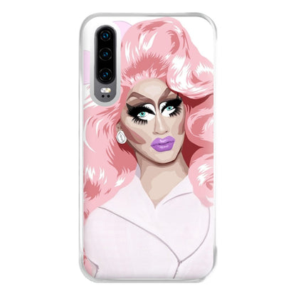 White Trixie Mattel - Drag Queen's Drag Race Phone Case for Huawei P30