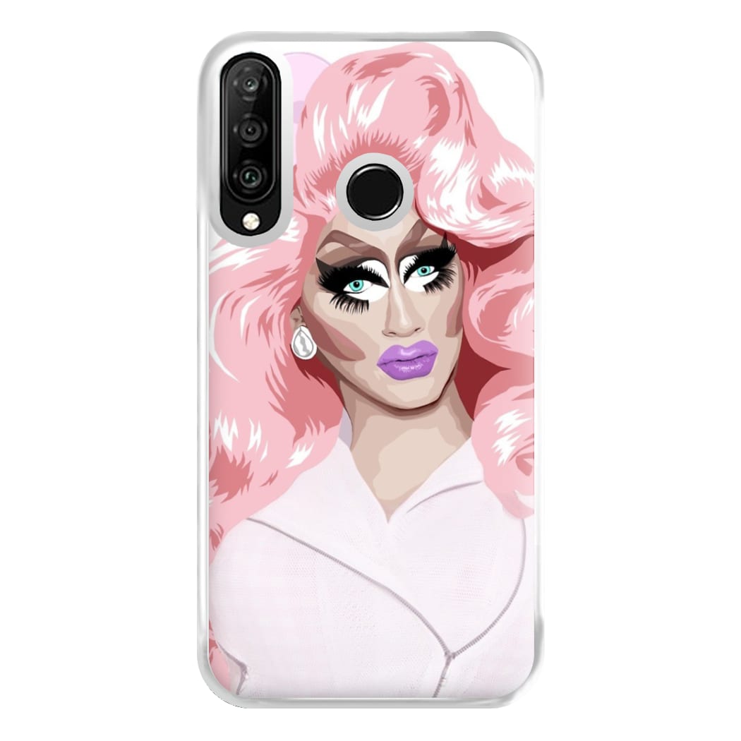 White Trixie Mattel - Drag Queen's Drag Race Phone Case for Huawei P30 Lite