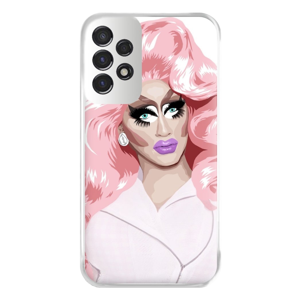 White Trixie Mattel - Drag Queen's Drag Race Phone Case for Galaxy A53