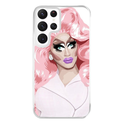 White Trixie Mattel - Drag Queen's Drag Race Phone Case for Galaxy S22 Ultra