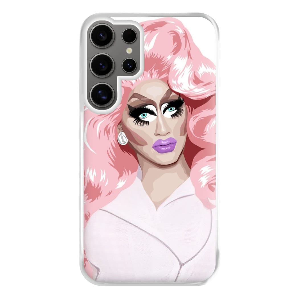 White Trixie Mattel - Drag Queen's Drag Race Phone Case for Galaxy S24 Ultra