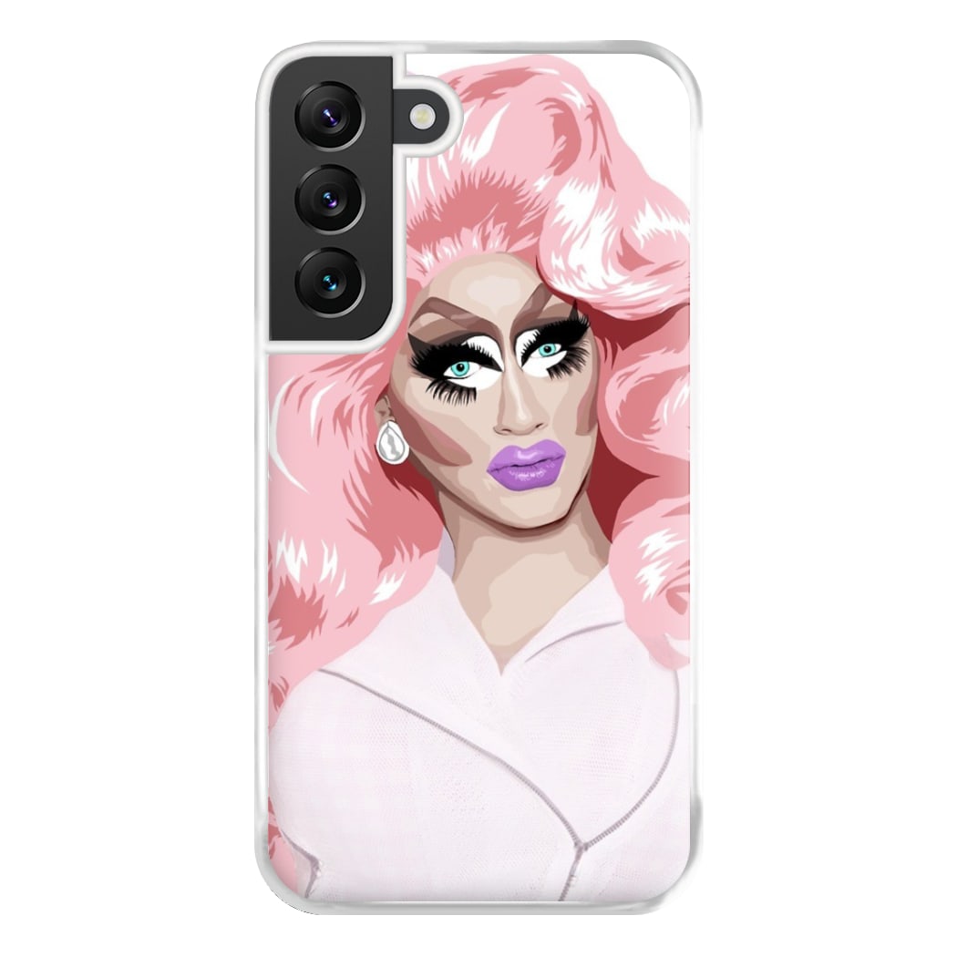 White Trixie Mattel - Drag Queen's Drag Race Phone Case for Galaxy S22 Plus