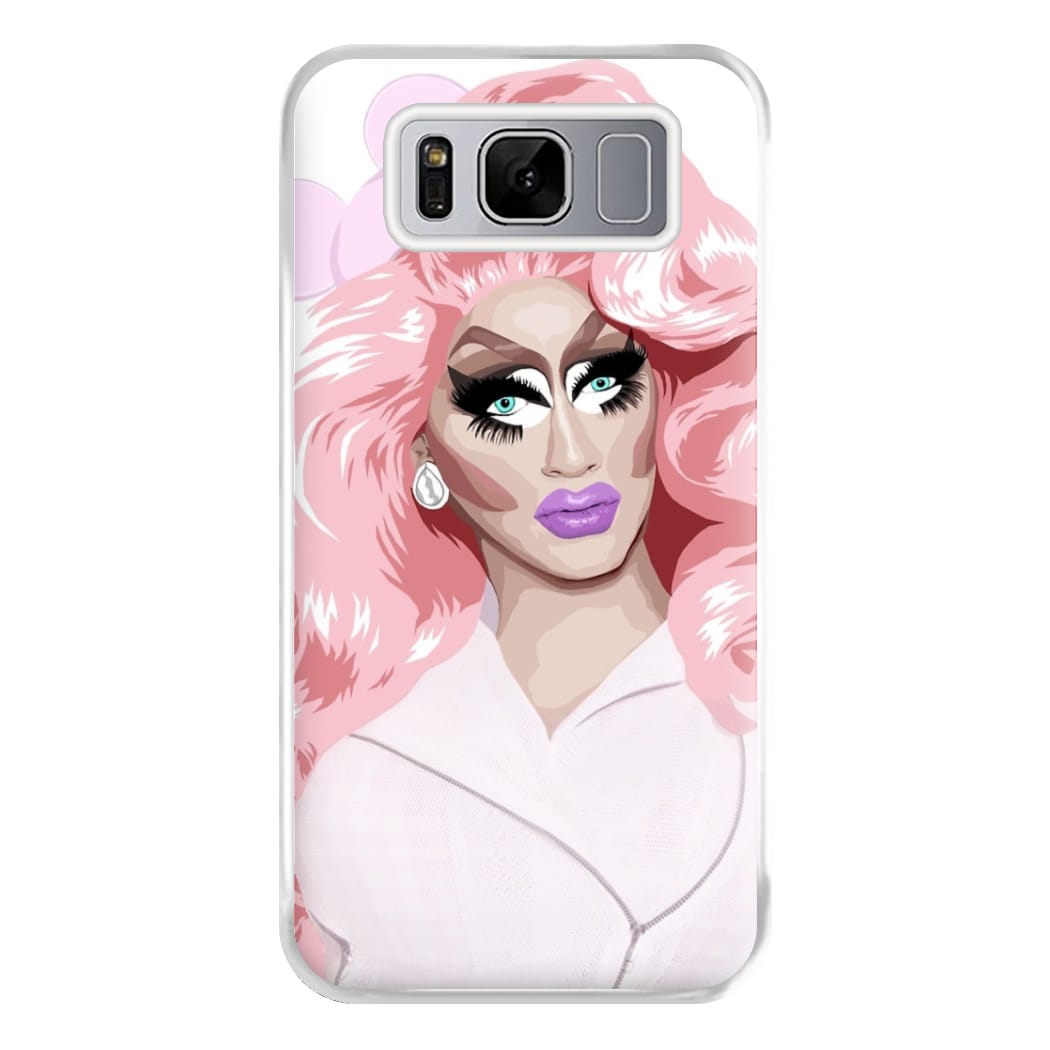 White Trixie Mattel - Drag Queen's Drag Race Phone Case for Galaxy S8 Plus