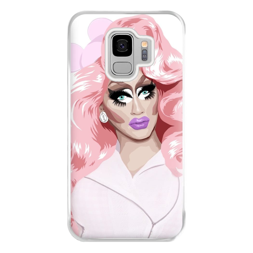 White Trixie Mattel - Drag Queen's Drag Race Phone Case for Galaxy S9 Plus