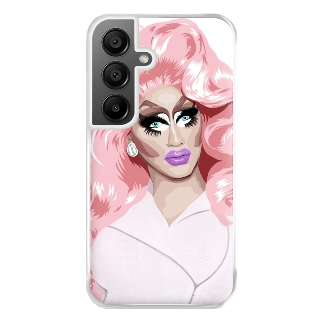 White Trixie Mattel - Drag Queen's Drag Race Phone Case for Galaxy A55