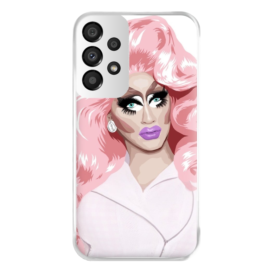 White Trixie Mattel - Drag Queen's Drag Race Phone Case for Galaxy A33