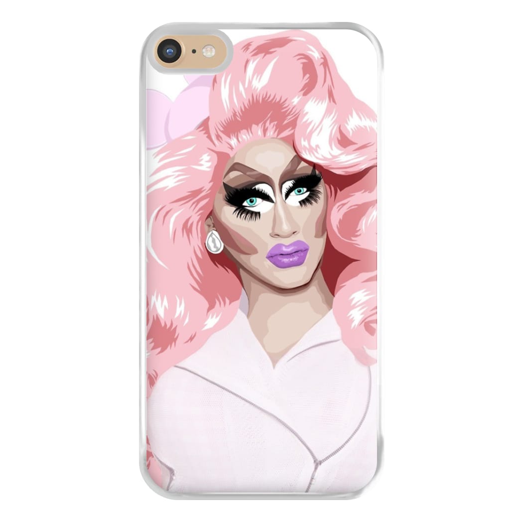 White Trixie Mattel - Drag Queen's Drag Race Phone Case for iPhone 6 Plus / 7 Plus / 8 Plus