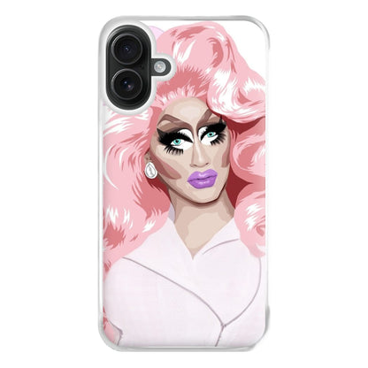 White Trixie Mattel - Drag Queen's Drag Race Phone Case for iPhone 16 Plus