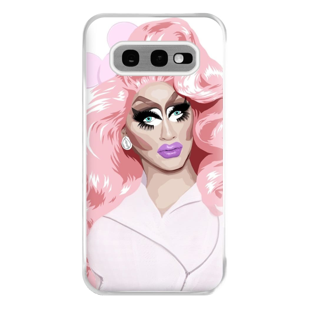 White Trixie Mattel - Drag Queen's Drag Race Phone Case for Galaxy S10e