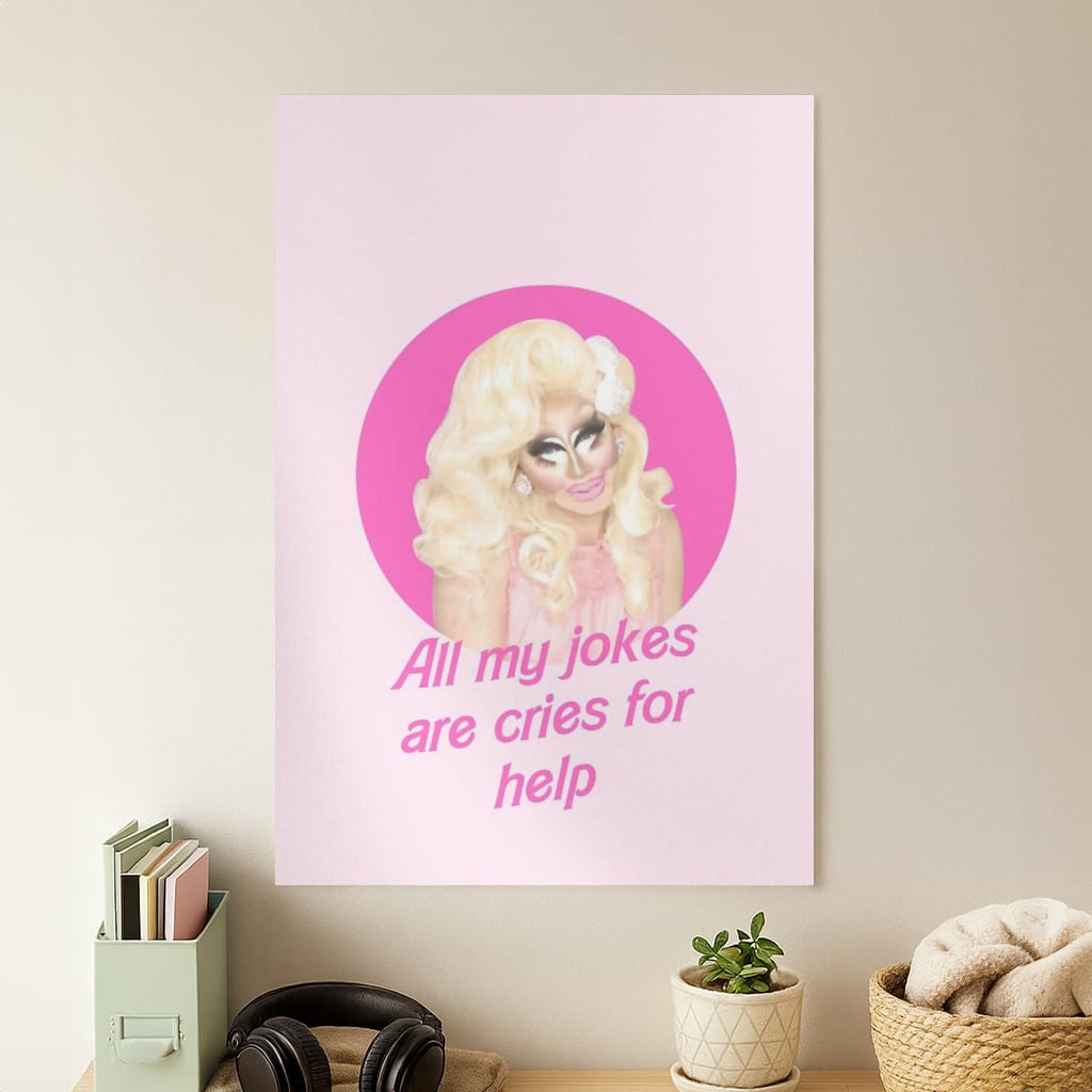 Trixie Mattel Jokes - Drag Queen's Drag Race Poster