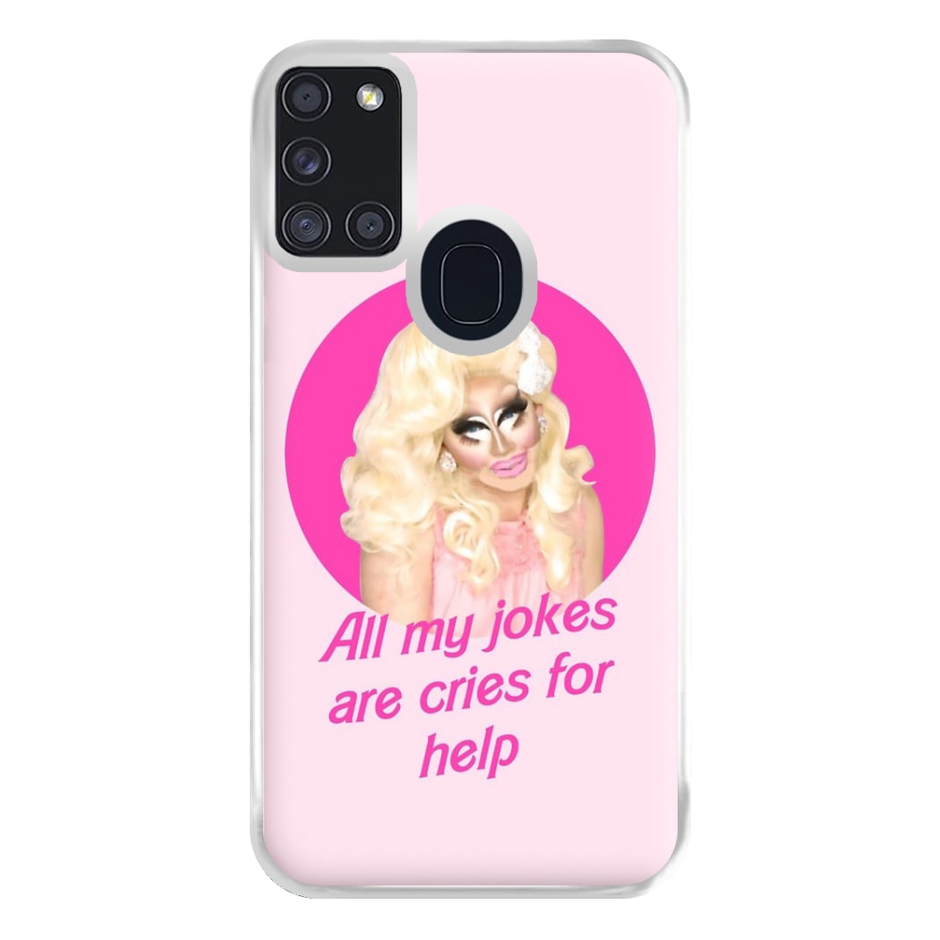 Trixie Mattel Jokes - Drag Queen's Drag Race Phone Case for Galaxy A21s