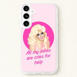Trixie Mattel Jokes - Drag Queen's Drag Race Phone Case for Galaxy S26 Plus