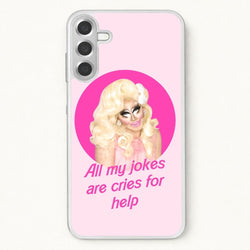 Trixie Mattel Jokes - Drag Queen's Drag Race Phone Case for Galaxy A37