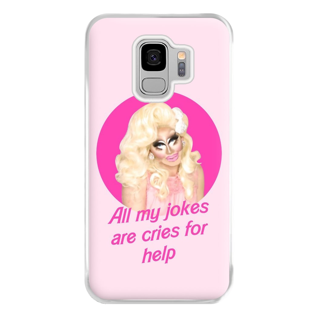 Trixie Mattel Jokes - Drag Queen's Drag Race Phone Case for Galaxy S9 Plus