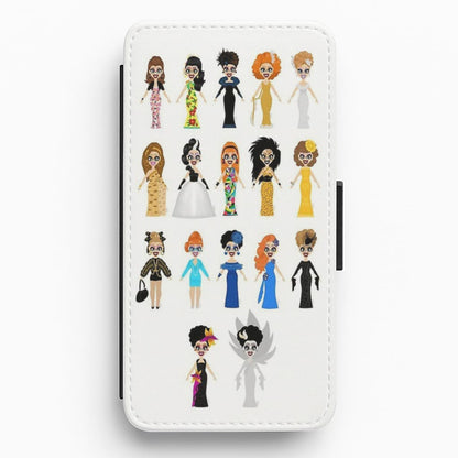 Bianca Del Rio Dresses - RuPaul's Drag Race Flip Wallet Phone Case