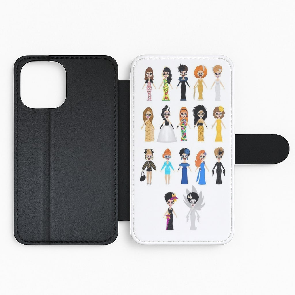 Bianca Del Rio Dresses - RuPaul's Drag Race Flip Wallet Phone Case