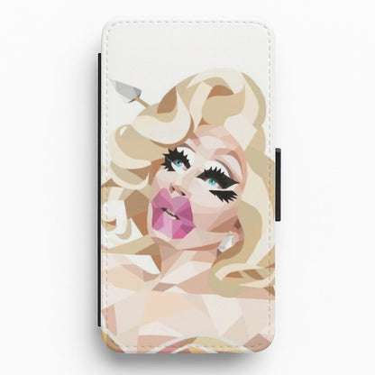 Trixie Mattel Abstract - RuPaul's Drag Race Flip Wallet Phone Case