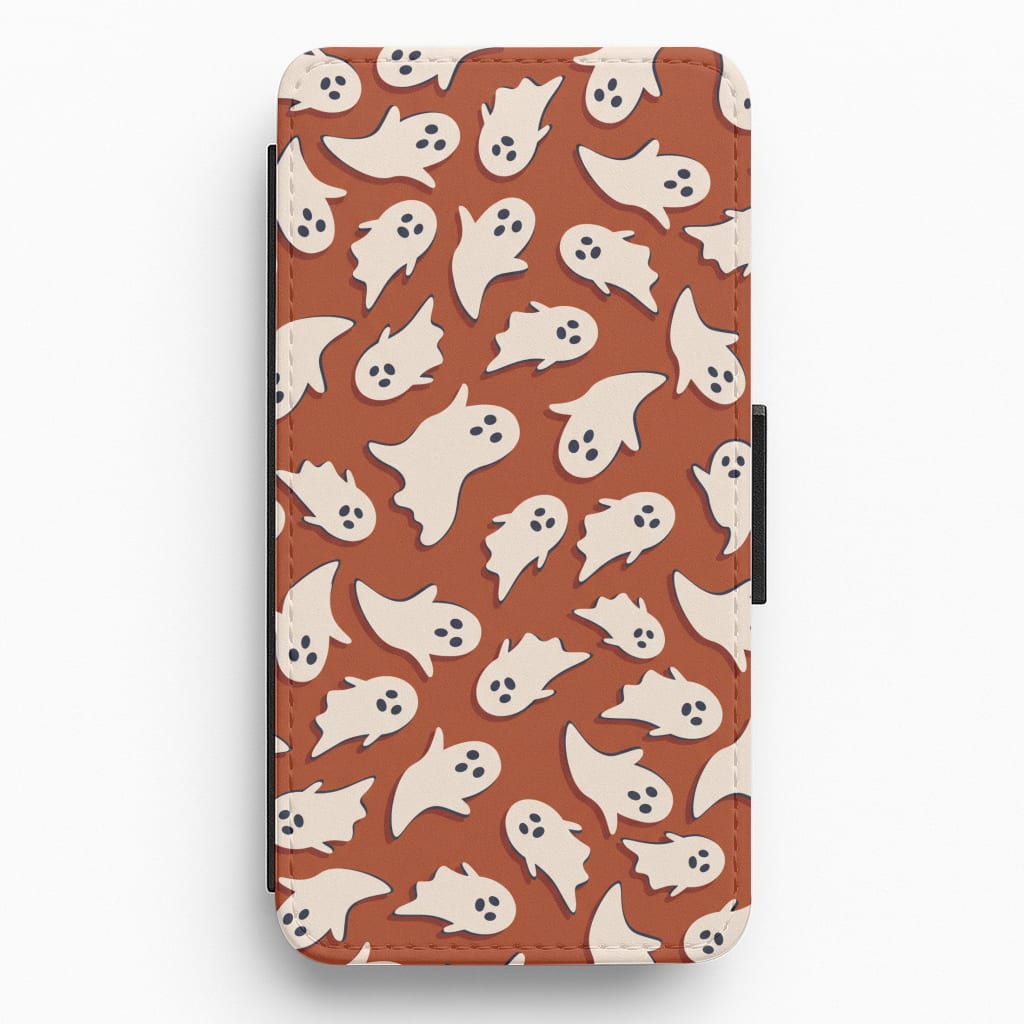 Rust Ghost Parade Flip / Wallet Phone Case