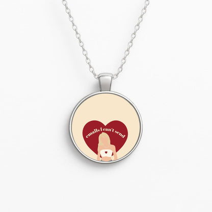 Emails I Can't Send Circle Necklace