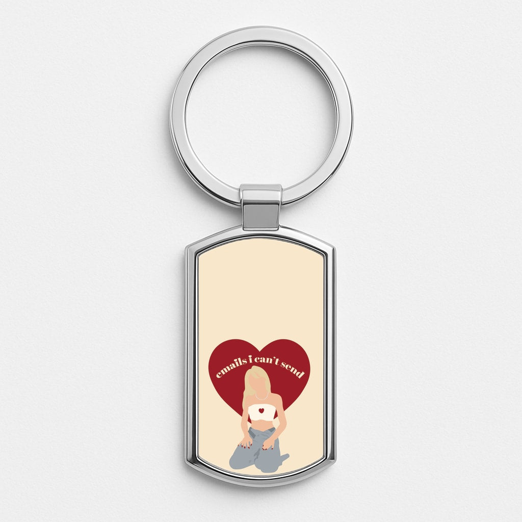 Emails I Can't Send Luxury Keyring