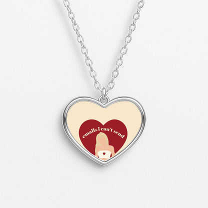 Emails I Can't Send Heart Necklace