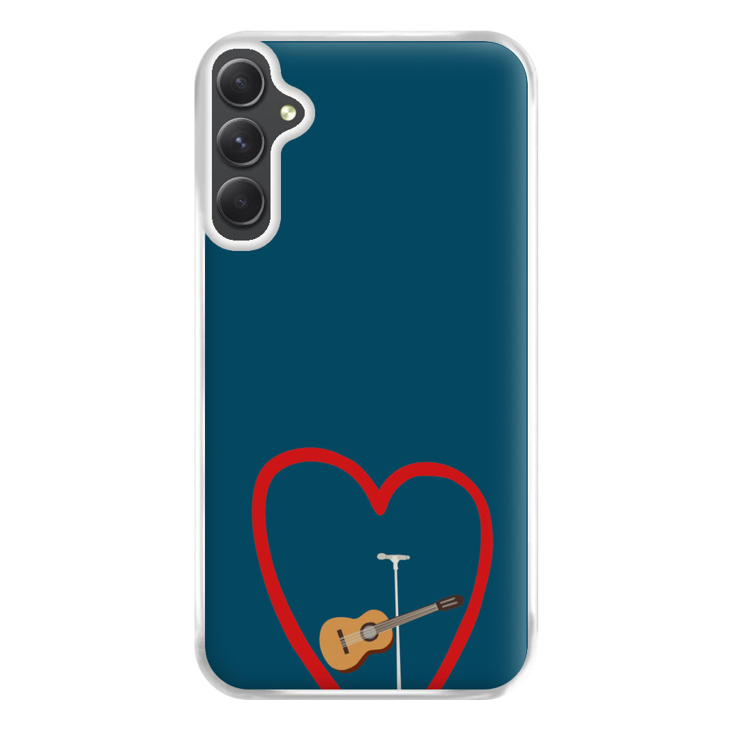 Love Guitar Phone Case for Galaxy A14