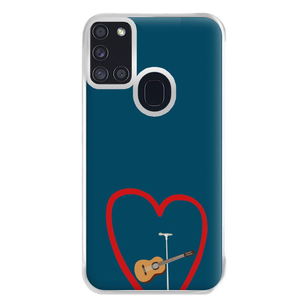 Love Guitar Phone Case for Galaxy A21s