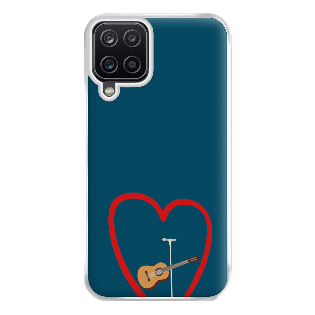 Love Guitar Phone Case for Galaxy A12