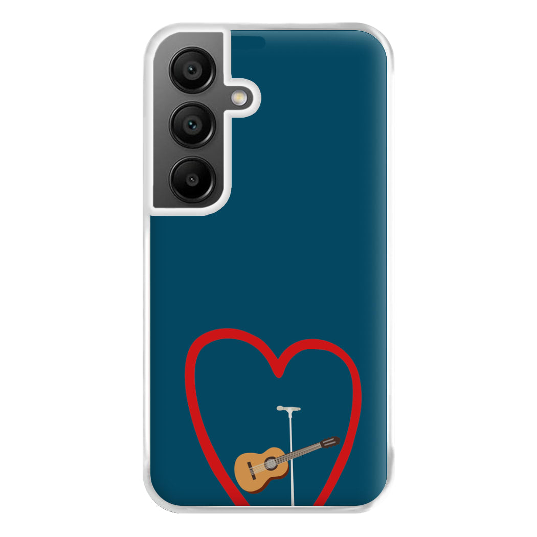 Love Guitar Phone Case for Galaxy A55