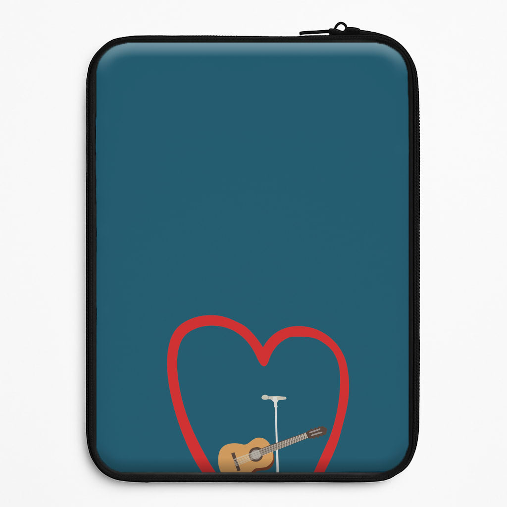Love Guitar Laptop Sleeve
