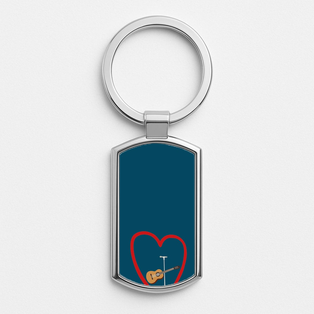 Love Guitar Luxury Keyring