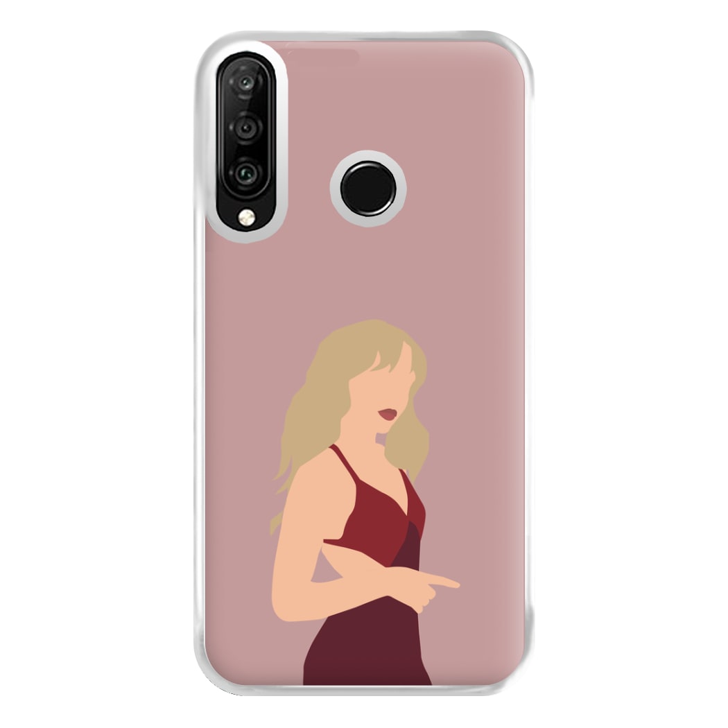 All Red Phone Case for Huawei P30 Lite