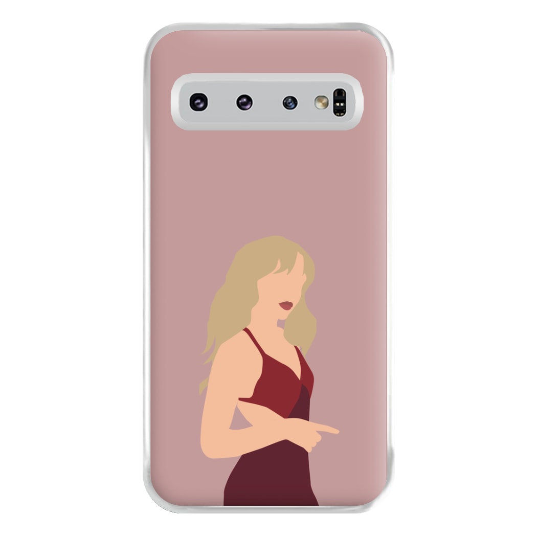 All Red Phone Case for Galaxy S10 Plus