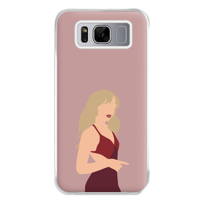 All Red Phone Case for Galaxy S8 Plus