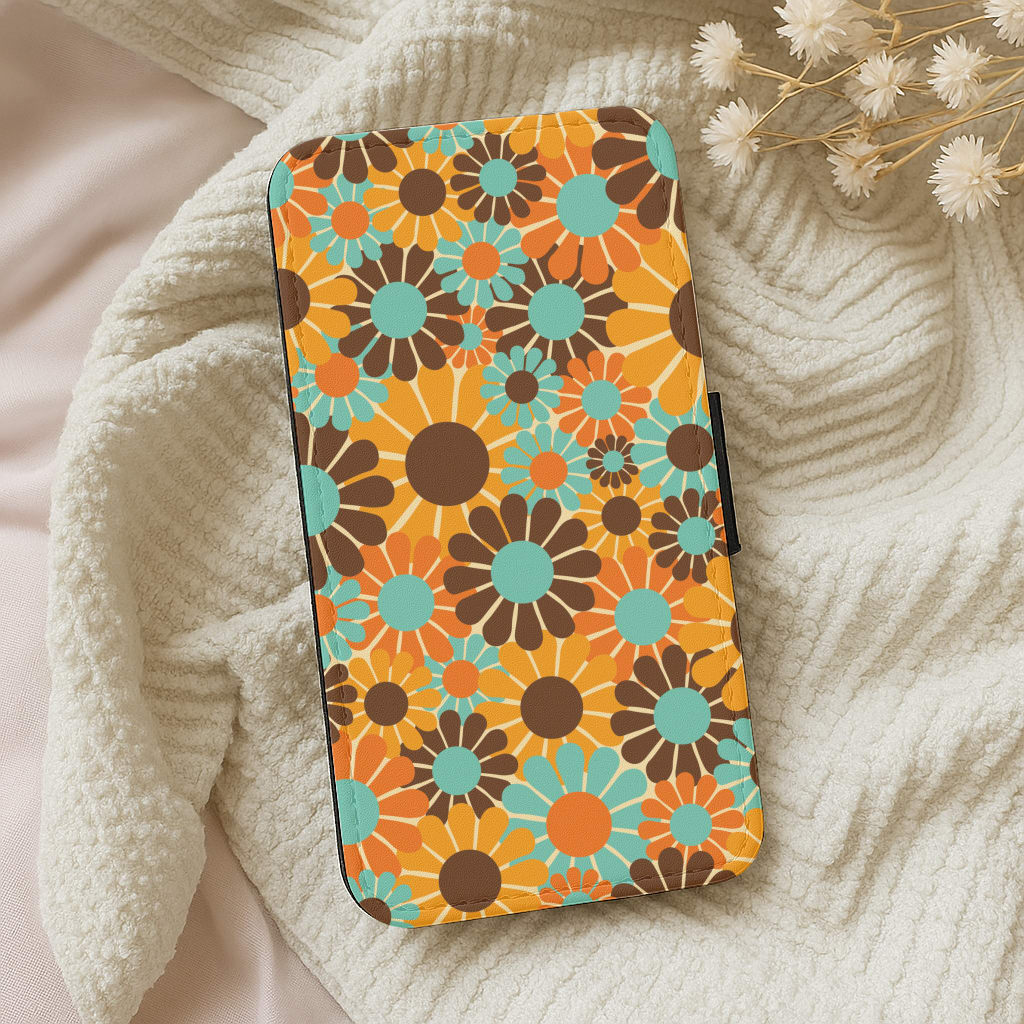 Flower Collage  Wallet Phone Case