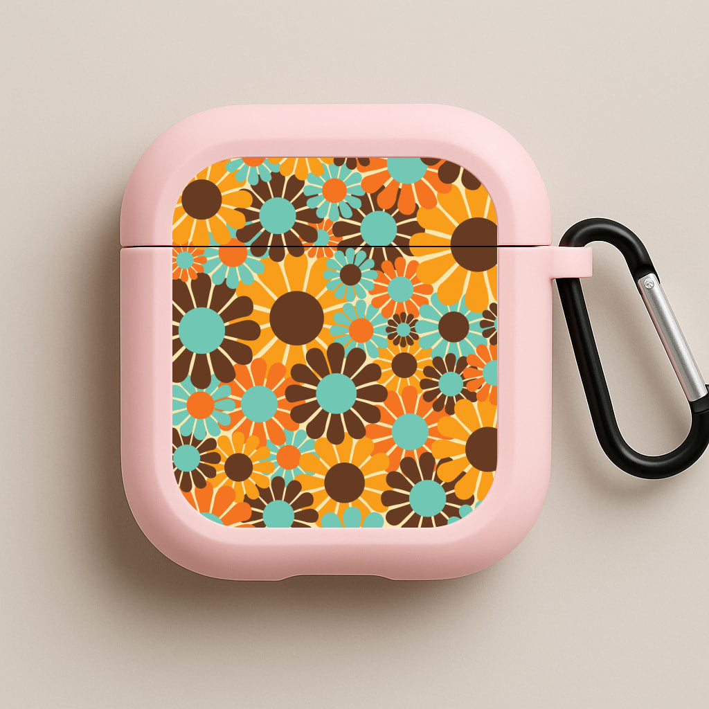 Flower Collage  Pink AirPods Case