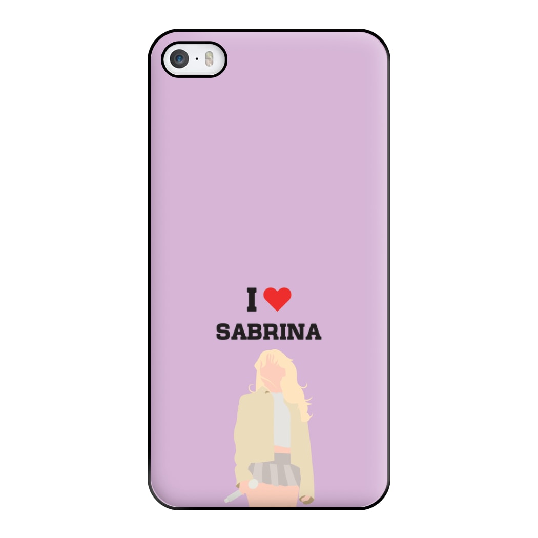 I Love Sabrina Carpenter Phone Case for iPhone 5 / 5s / SE 2016