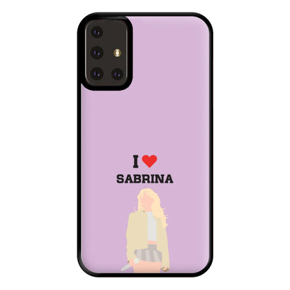 I Love Sabrina Carpenter Phone Case for Galaxy A71