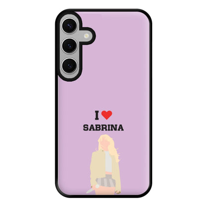 I Love Sabrina Carpenter Phone Case for Galaxy S24FE