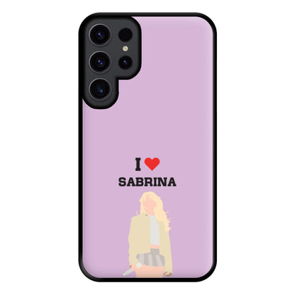 I Love Sabrina Carpenter Phone Case for Galaxy S23 Ultra