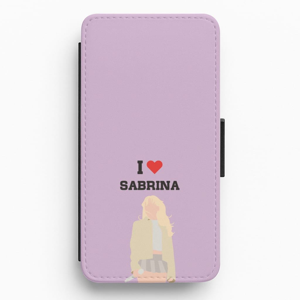 I Love Sabrina Flip / Wallet Phone Case