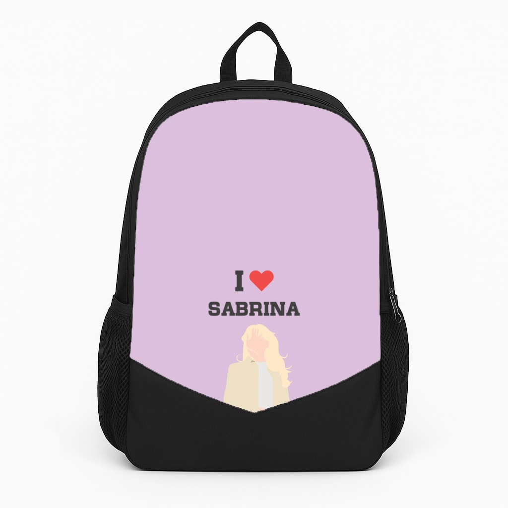 I Love Sabrina Carpenter Large Backpack