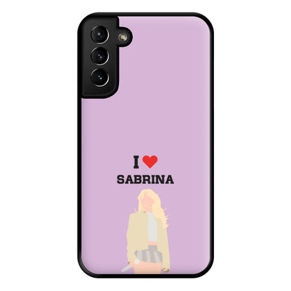 I Love Sabrina Carpenter Phone Case for Galaxy S21 Plus