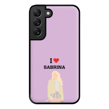 I Love Sabrina Carpenter Phone Case for Galaxy S22 Plus