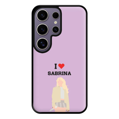 I Love Sabrina Carpenter Phone Case for Galaxy S25 Ultra