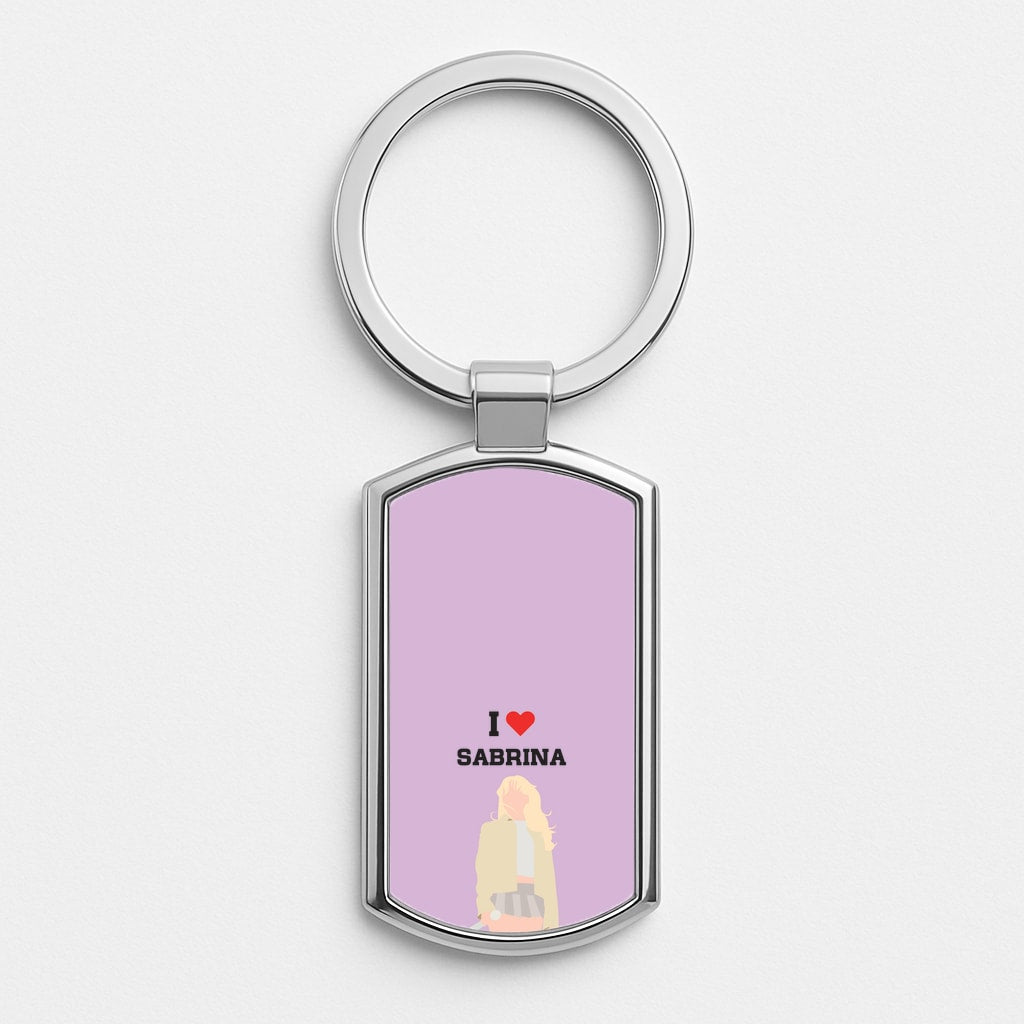 I Love Sabrina Luxury Keyring