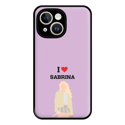 I Love Sabrina Carpenter Phone Case for iPhone 14 Plus