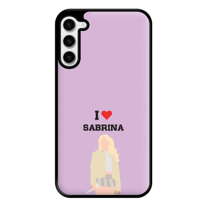 I Love Sabrina Carpenter Phone Case for Galaxy S23 Plus