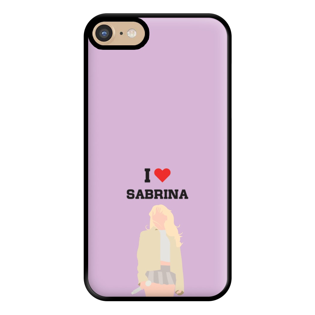 I Love Sabrina Carpenter Phone Case for iPhone 6 / 7 / 8 / SE