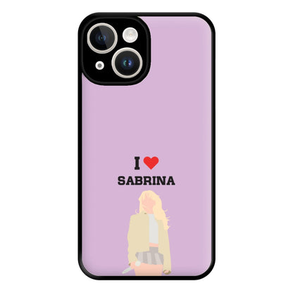 I Love Sabrina Carpenter Phone Case for iPhone 14